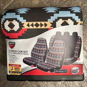 Aztec Pattern Car Seat Covers Universal Fit Front Seat Back Seat Car Kit